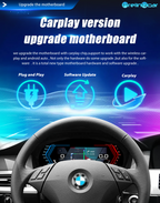 12.3 inch LCD Dashboard Digital Cluster For For 5 series GT-FO7 5 series F10/F11/F18 6 series FO6/F12/F13 7 series FO1/F02/F03 Virtual Cockpit Speedometer Instrument Panel