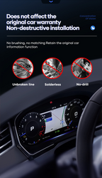 10.25 inch LCD Dashboard Digital Cluster For Audi Q2 A3 8V 2013-2019 Virtual Cockpit Speedometer Instrument Panel