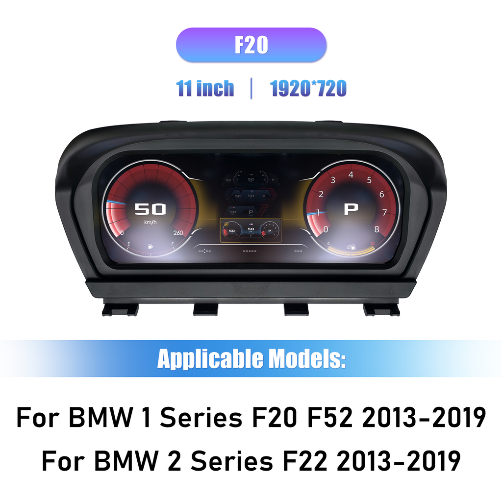 11'' Navidigital Dashboard for BWM F20 F22 F52 2013-2019 Years Car LCD Panel Speedometer Virtual Cockpit