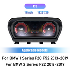11'' Navidigital Dashboard for BWM F20 F22 F52 2013-2019 Years Car LCD Panel Speedometer Virtual Cockpit