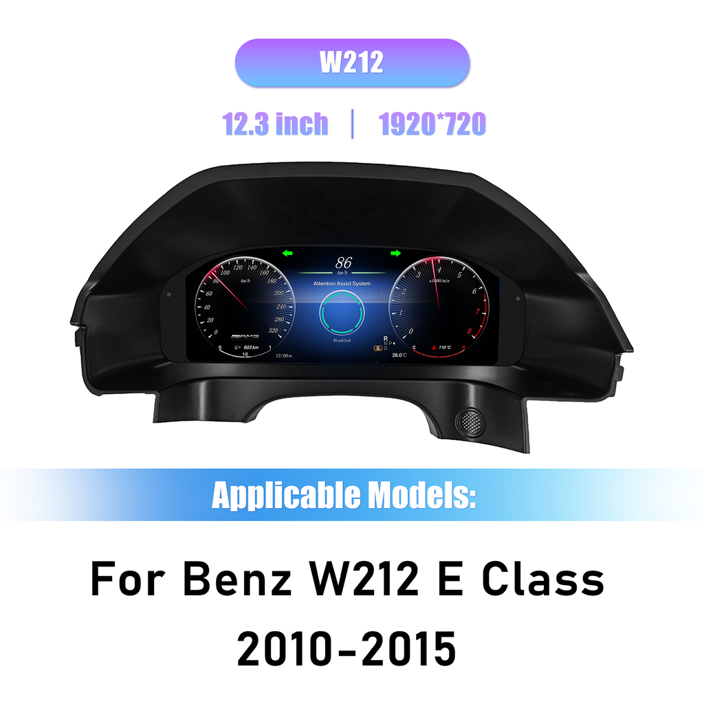 Digital Dashboard for Benz W212-NTG4.5 2010-2015 Years Car Lcd Panel Speedometer Virtual Cockpit&nbsp; dashboard Cluster