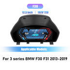12.3 inch LCD Dashboard Digital Cluster For BMW 3 4 Series F30 F31 GT-F34 F32F33 F36 418D Virtual Cockpit Speedometer Instrument Panel