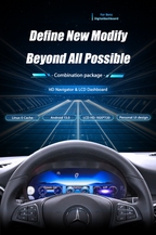 12.3 inch LCD Dashboard Digital Cluster for Benz C/GLC W205 X253NTG5.5 2015-2018 Virtual Cockpit Speedometer Instrument Panel