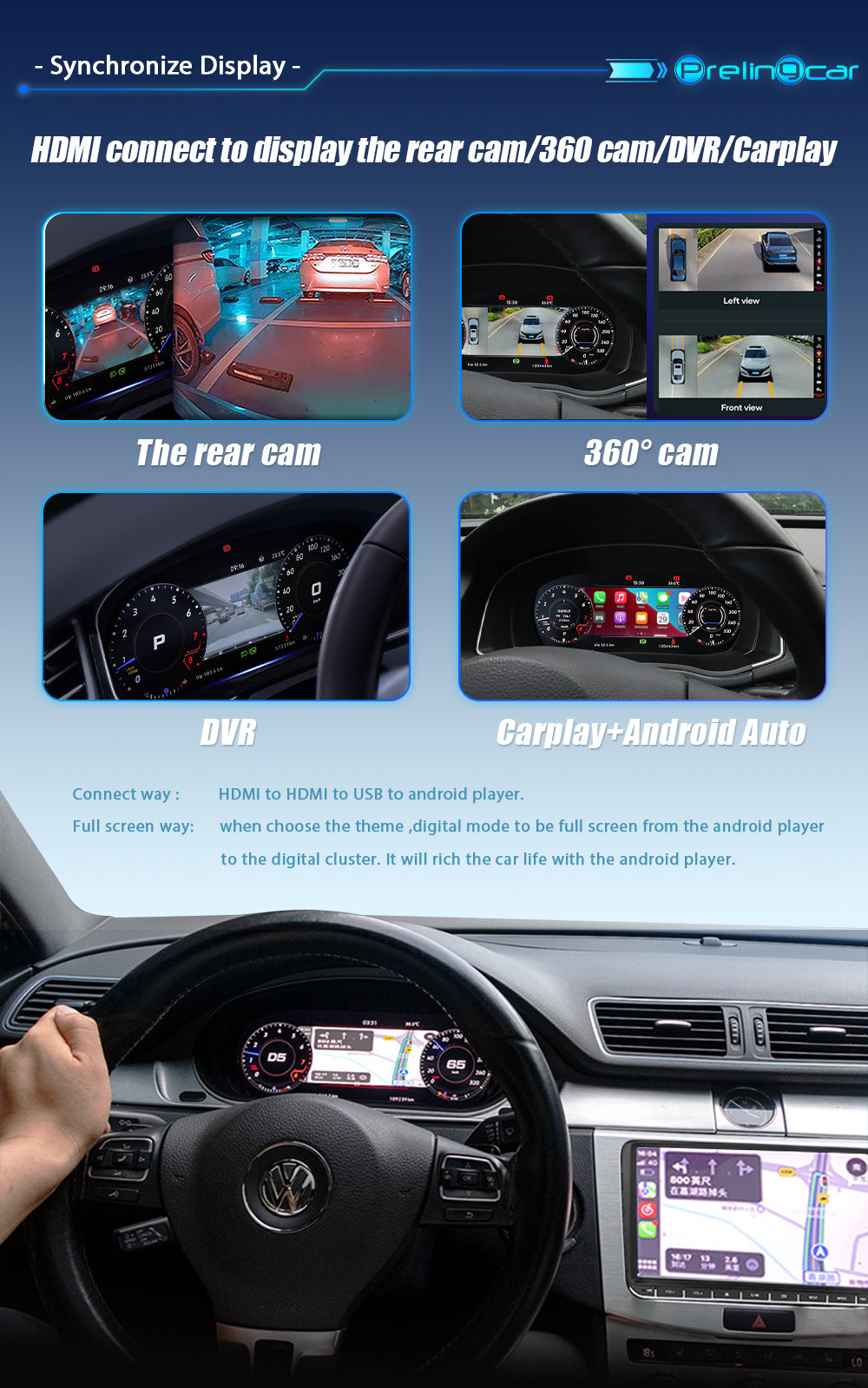 12.3 inch LCD Dashboard Digital Cluster For Seat Leon 2013-2018 Virtual Cockpit Speedometer Instrument Panel