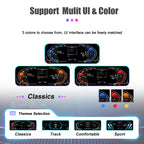 12.3 inch LCD Dashboard Digital Cluster For For 5 series GT-FO7 5 series F10/F11/F18 6 series FO6/F12/F13 7 series FO1/F02/F03 Virtual Cockpit Speedometer Instrument Panel