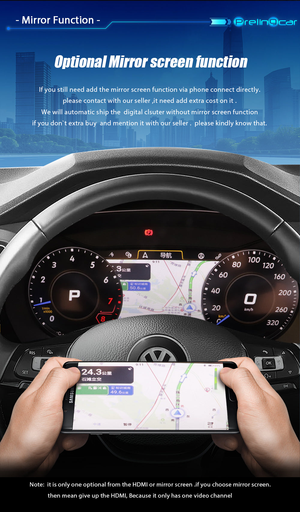 12.3 inch LCD Dashboard Digital Cluster For Seat Leon 2013-2018 Virtual Cockpit Speedometer Instrument Panel